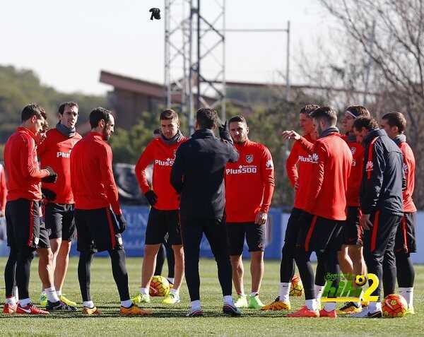 صور : اتليتكو مدريد يستعد لمواجهة فياريال