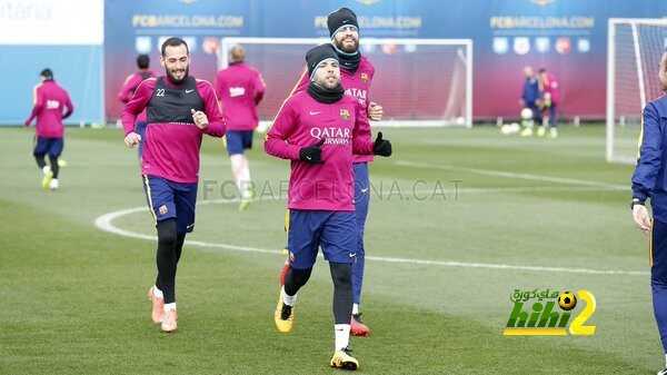 صور : برشلونة يستعد لمواجهة رايو فاليكانو