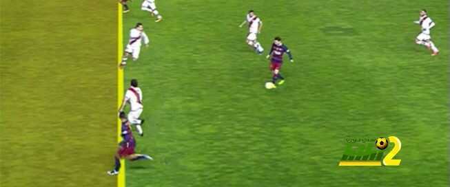 صورة : هدف برشلونة الثاني من تسلل واضح