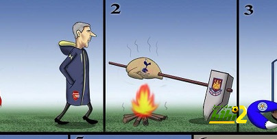 كاريكاتير هاي كوره … الصراع في الدوري الانجليزي