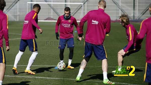 صورة : برشلونة يتدرب استعدادا لمواجهة فياريال