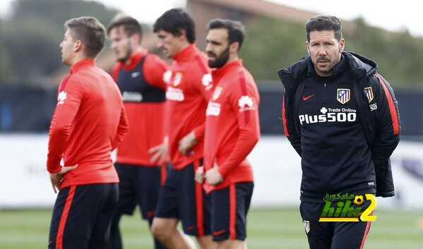 صور : تدريبات اتليتكو مدريد استعدادا لبيتيس تشهد عودة ساول