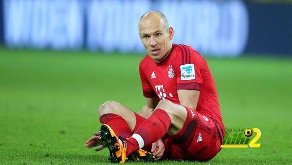 فترة غياب روبين عن الملاعب
