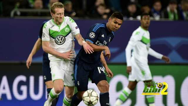 ريال مدريد ينهي الشوط الاول متأخراً امام فولفسبورج