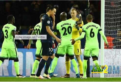 باريس سان جيرمان ينهي الشوط الاول متعادلاً مع مانشستر سيتي