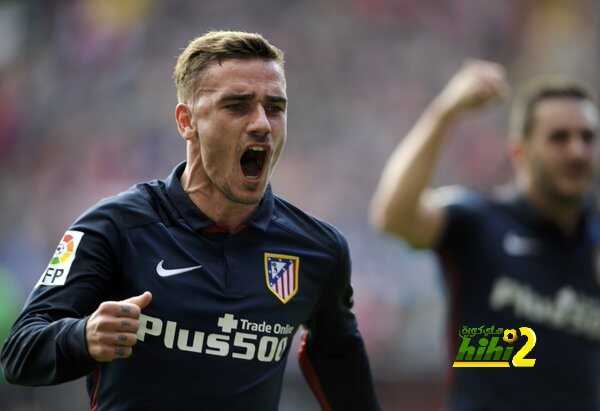ارقام جريزمان بقميص اتليتكو مدريد هذا الموسم