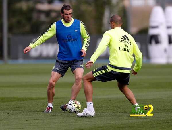 صور : ريال مدريد يستعد لمواجهة رايو في حضور بيل