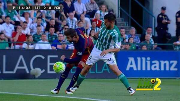 برشلونة ينهي الشوط الاول متعادلاً مع ريال بيتيس