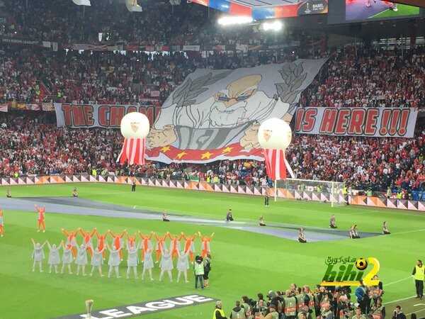 صورة : تيفو جمهور أسبيلية في نهائي الدوري الاوروبي