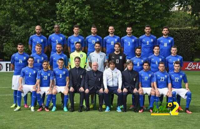 الأرقام الرسمية للاعبي منتخب إيطاليا في اليورو