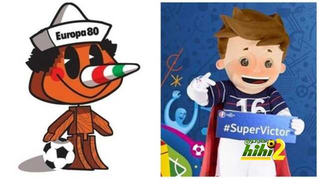 “تميمة اليورو” .. بداية من الإيطالي بينوكيو 80 وحتى الفرنسي سوبر فيكتور 2016
