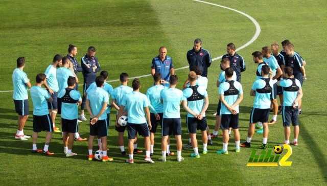صور : منتخب تركيا يواصل الاستعدادات لليورو