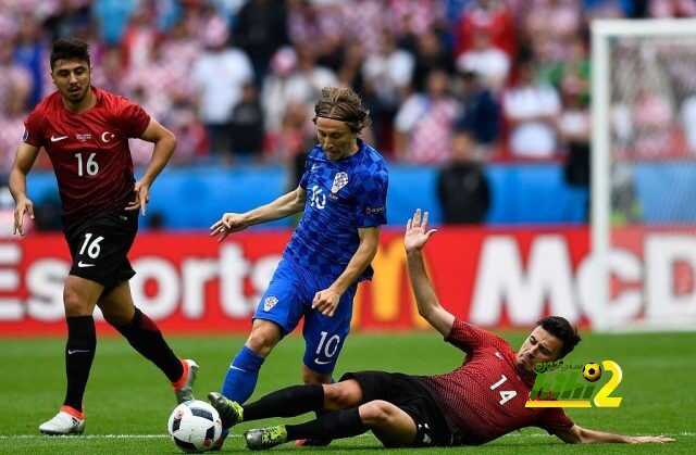هدف مودريتش في شباك تركيا يحمل الرقم 15