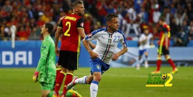 إيمانويل جياكيريني أفضل لاعب في مباراة إيطاليا ضد بلجيكا !!