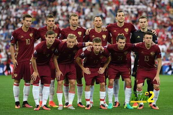 التشكيلة الرسمية لمنتخب روسيا أمام سلوفاكيا