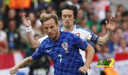 ارقام راكيتيتش في اخر 6 مباريات رفقة كرواتيا