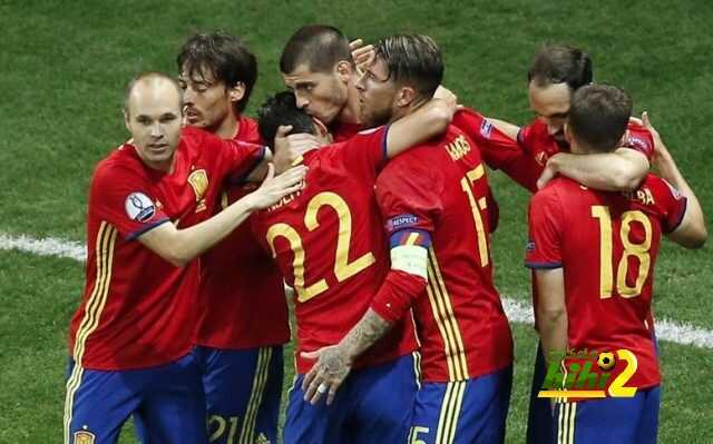 أسبانيا ، اول منتخب يسجل ثلاثية في يورو 2016