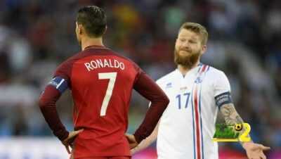 قائد المنتخب الإيسلندي ينفي ما صدر عن الصحافة حول كريستيانو رونالدو !