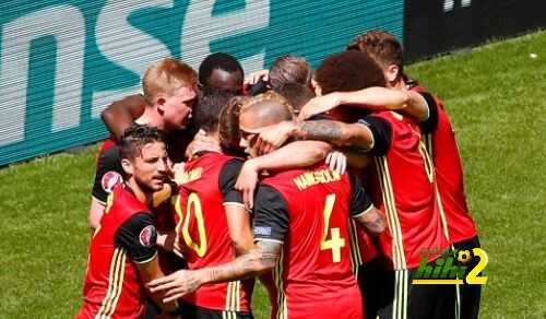 رقم رائع لمنتخب بلجيكا بعد الفوز على ايرلندا