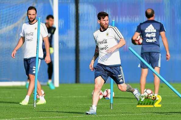 صور : تدريبات منتخب التانجو استعدادا لنهائي الكوبا