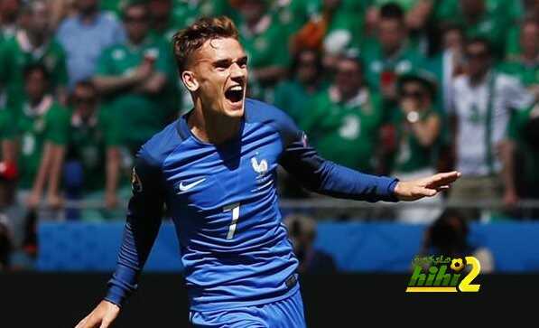 جريزمان يدخل اتلتيكو مدريد تاريخ اليورو