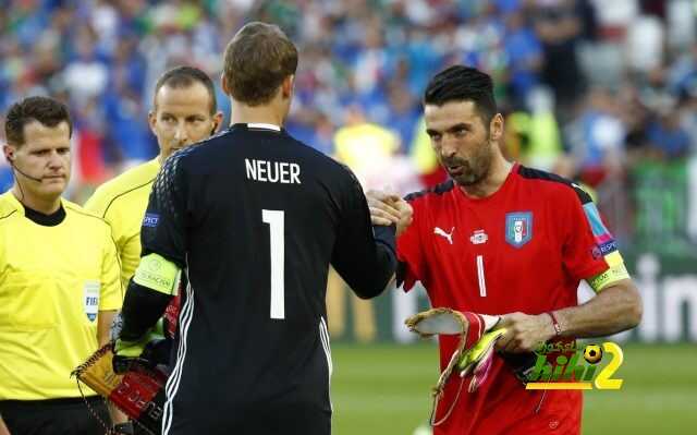 إيطاليا تنهي الشوط الاول متعادلة مع المانيا