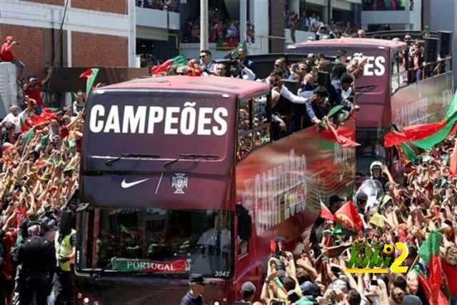 صورة : احتفالات هائلة لمنتخب البرتغال في معقله