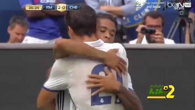 ريال مدريد ينهي الشوط الاول متقدماً على تشيلسي