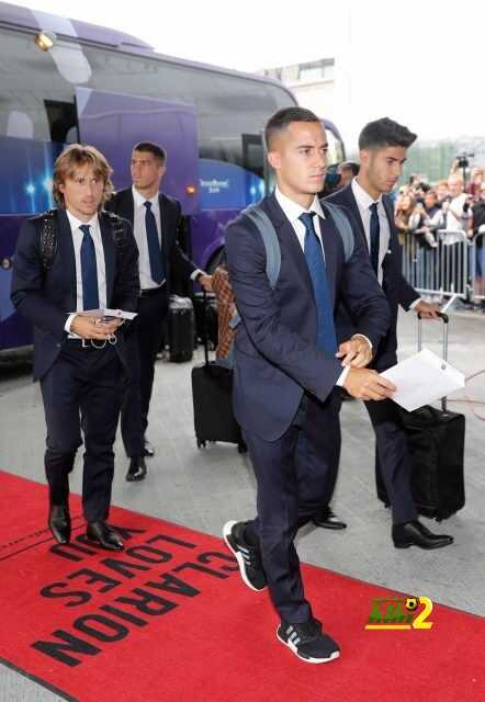 صور : وصول نادي ريال مدريد للنرويج من أجل نهائي السوبر الأوروبي