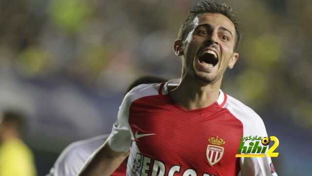 Monaco's Portuguese forward Bernardo Silva celebrate after scoring during the UEFA Champions League first leg play off football match Villarreal CF vs AS Monaco FC at El Madrigal stadium in Vila-real on August 17, 2016. / AFP / JOSE JORDAN (Photo credit should read JOSE JORDAN/AFP/Getty Images)