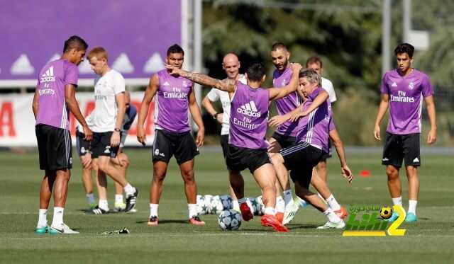 صور : استعدادات ريال مدريد لمواجهة سبورتنج لشبونة