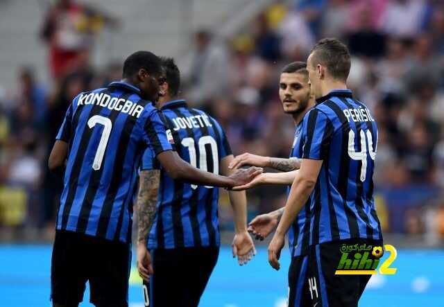 MILAN, ITALY - MAY 07: Ivan Perisic of FC Internazionale #44 celebrates after scoring the second goal during the Serie A match between FC Internazionale Milano and Empoli FC at Stadio Giuseppe Meazza on May 7, 2016 in Milan, Italy. (Photo by Claudio Villa - Inter/Inter via Getty Images)