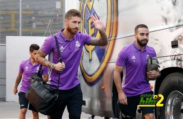 صور : ريال مدريد يغادر للمدينة الرياضية