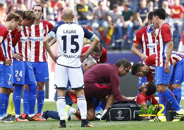 لاعب اتلتيكو مدريد سيغيب لفترة طويلة