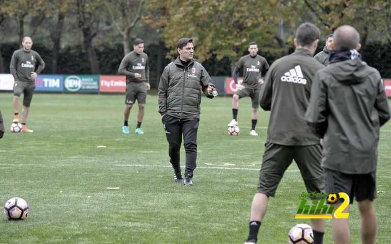 صور : تدريبات ميلان الاخيرة قبل مباراة كييفو فيرونا