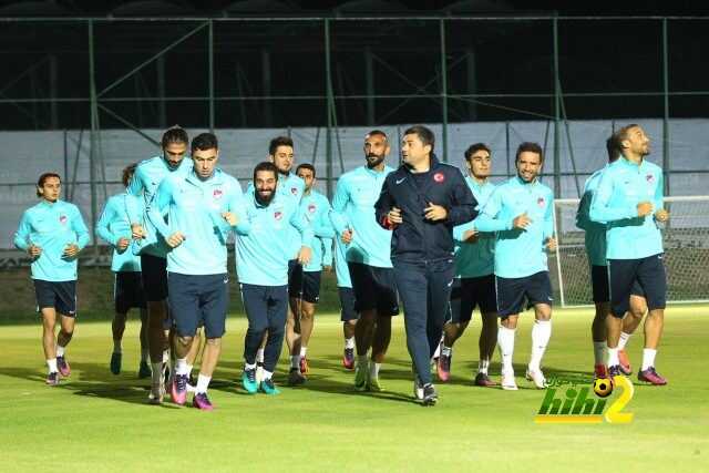 صور من تدريبات المنتخب التركي استعدادا لكوسوفو