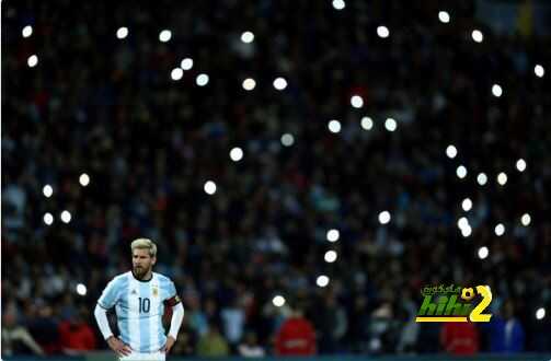 ارقام ميسي في اخر 7 مباريات رفقة الأرجنتين