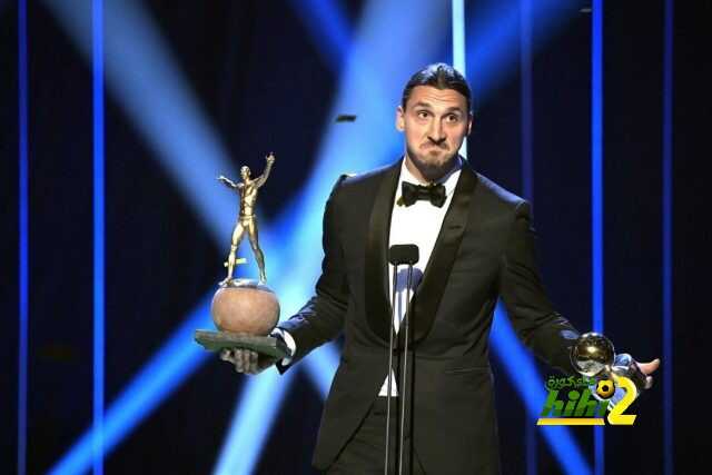 زالاتان يفوز بلقب أفضل لاعب سويدي للمرة الـ 11 في تاريخه