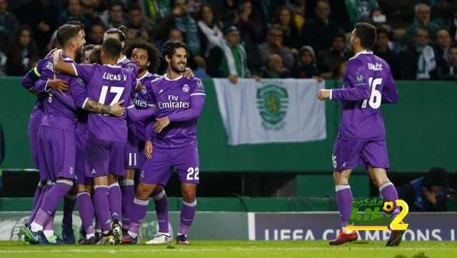 ريال مدريد ينهي الشوط الأول متقدما ضد لشبونة