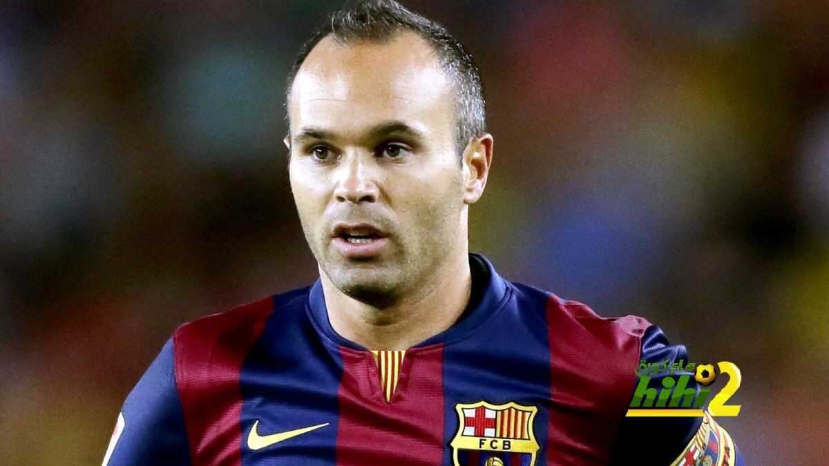 أرقام برشلونة في غياب انيستا