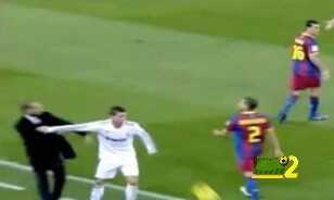 فيديو : رونالدو صاحب التصرف اللا اخلاقي في مباريات الكلاسيكو
