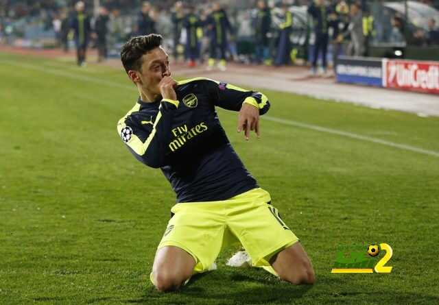 أوزيل يشارك في 7 أهداف في 6 لقاءات بدوري الأبطال