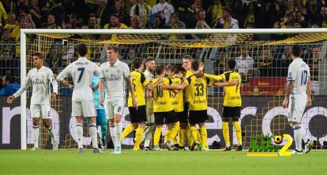 التشكيلة الرسمية لقمة دورتموند وريال مدريد