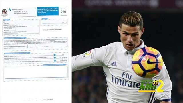 عاجل : رونالدو ينشر وثيقة دفعه 203 مليون للضرائب عام 2015 ويؤكد براءته