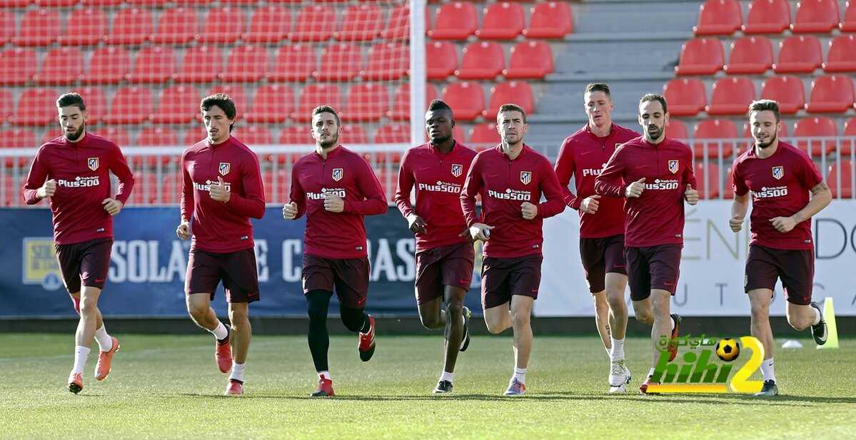اتليتكو مدريد يواصل استعداداته لمواجهة فياريال