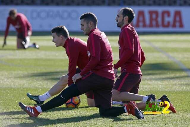 اتليتكو مدريد يختتم استعداداته لمواجهة فياريال