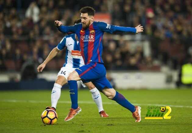 ميسي يربع النتيجة لبرشلونة بهدية من سواريز
