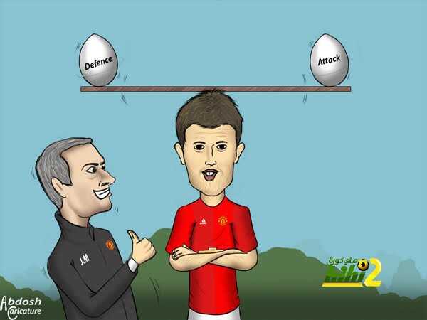 كاريكاتير هاي كورة ” كاريك همزة الوصل بين دفاع وهجوم الشياطين الحمر”