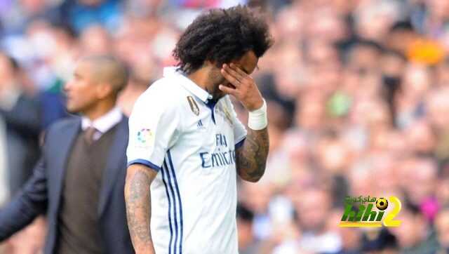 مارسيلو يبتعد عن الملاعب لمدة أربعة أسابيع