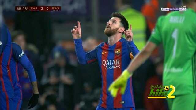 ميسي يسجل الثاني لبرشلونة